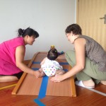Marla Balzer works together with Fei and her ayi.