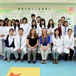 Lisa Kenyon and April Gamble, PT at Eliott's Corner, with training participants at Beijing Children's Hospital.