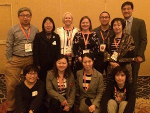Delegates from Peking University and University of Southern California